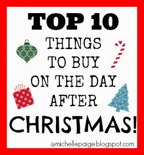 Things to buy after christmas The other day, my non-frugal hubby came home with $40 of drugstore products that I could have bought for $8 at the dollar store. I smiled sweetly and made a mental note .